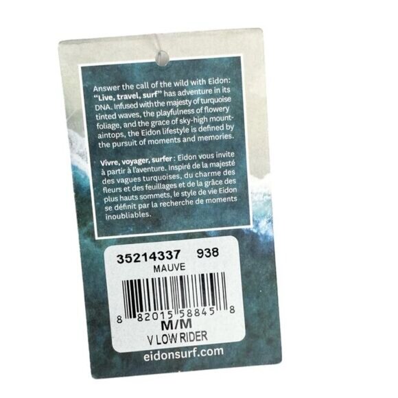 NWT EIDON Mellow Meadows V Low Rider Swim Bottom Sz Medium Floral Motif - Picture 5 of 8